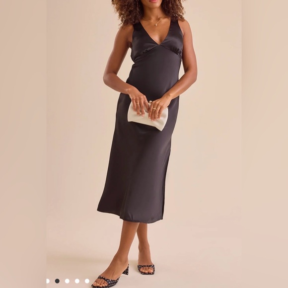 NWT Altar’d State Andie satin midi dress, size XXXL - Picture 2 of 13